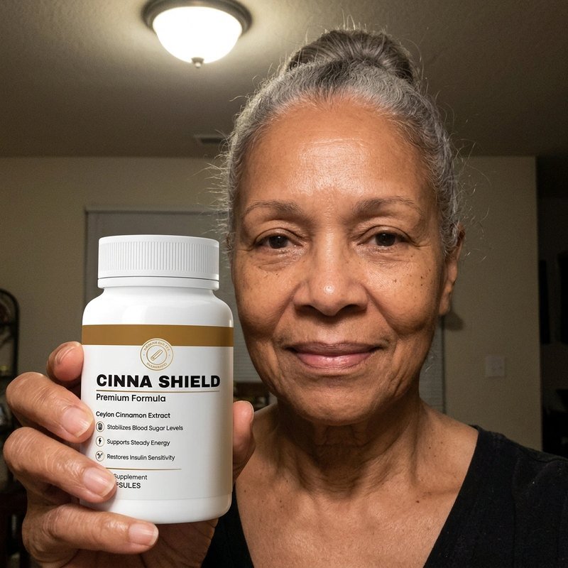 Cinna Shield customer holding their bottle