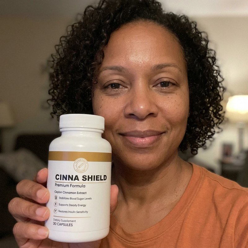 Cinna Shield customer holding their bottle