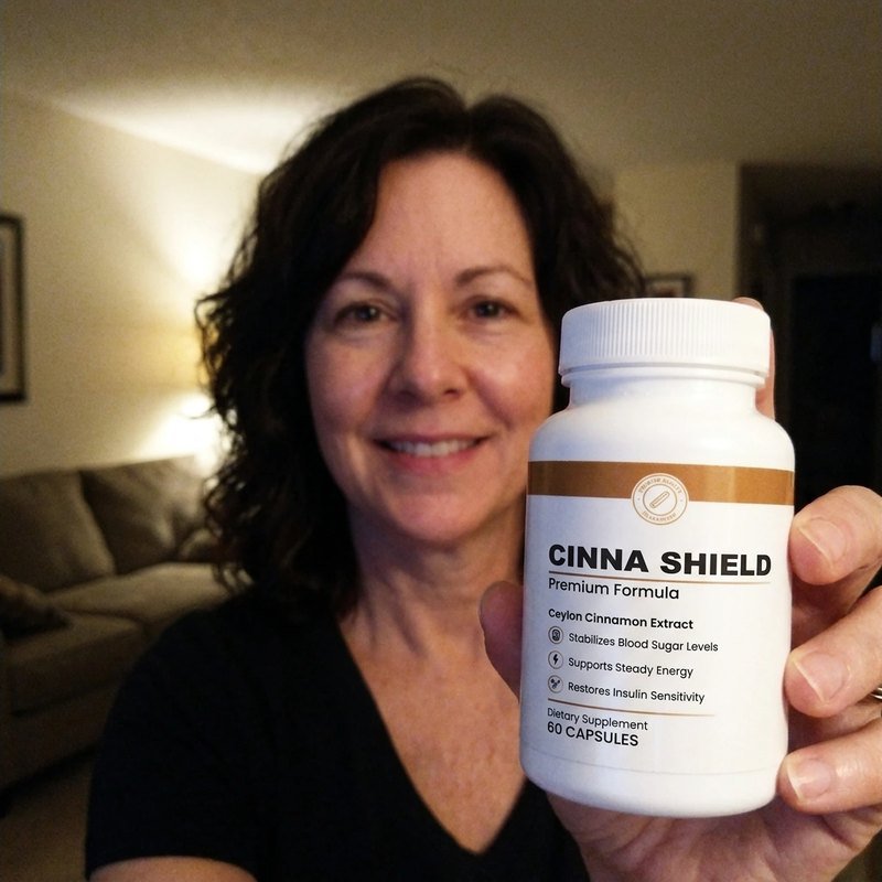Cinna Shield customer holding their bottle